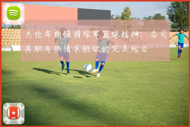 杰伦布朗强调绿军篮球精神：各司其职与热情求胜欲的完美结合