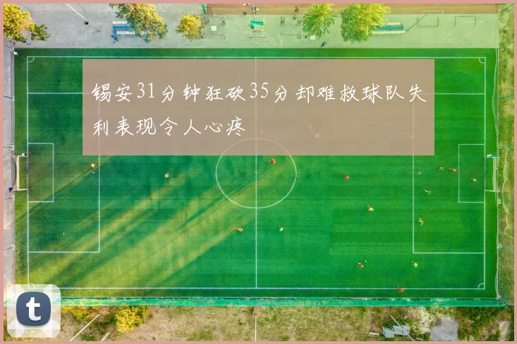 锡安31分钟狂砍35分却难救球队失利表现令人心疼